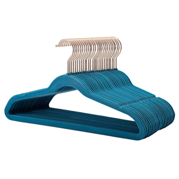36cm children's velvet clothes hanger - 图片 2