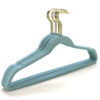 45 cm velvet bronze hook coat rack
