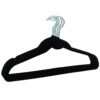 Velvet hook hanging clothes rack