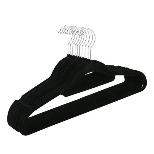 45 cm velvet double clothes hanger