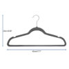45cm velvet coat hanger - 图片 2