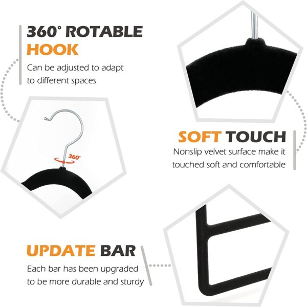 Four-slot trouser rack - 图片 2