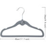 Velvet hook hanging clothes rack - 图片 2