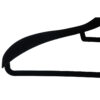 45cm velvet-covered wide clothes hanger - 图片 3