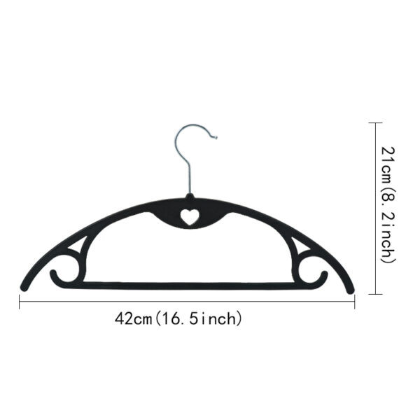 42cm heart-shaped clothes hanger - 图片 6