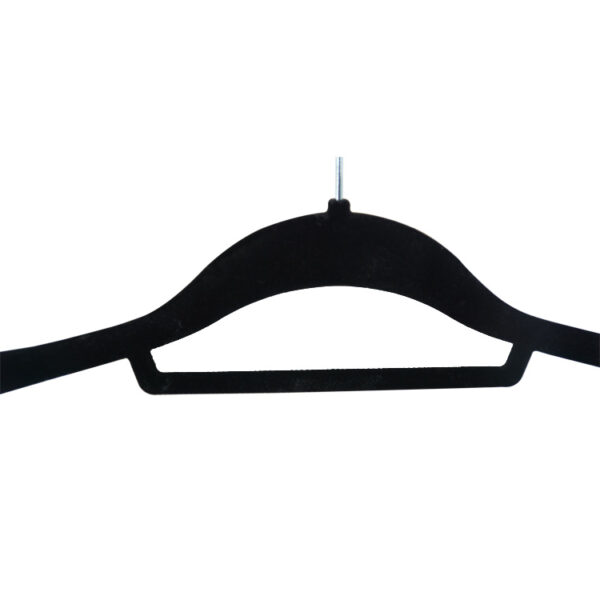 45cm velvet-covered wide clothes hanger - 图片 4