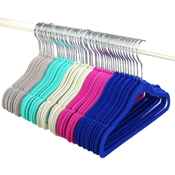 30 cm children's velvet clothes hanger - 图片 6
