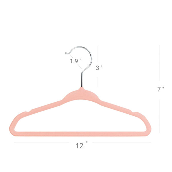 32cm children's velvet clothes hanger - 图片 6