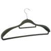 45cm velvet-covered wide clothes hanger - 图片 5