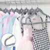 Velvet hook hanging clothes rack - 图片 5