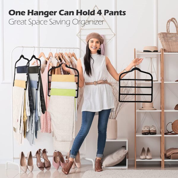 Four-slot trouser rack - 图片 6