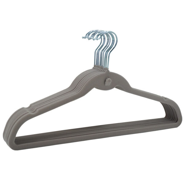 Velvet hook hanging clothes rack - 图片 6