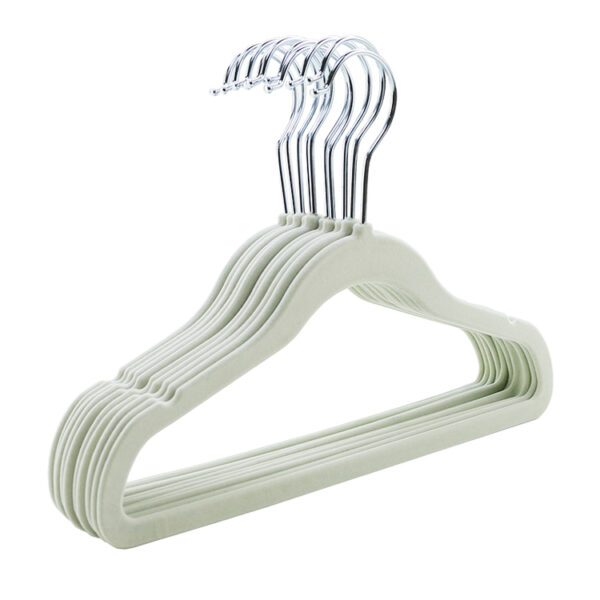 30 cm children's velvet clothes hanger - 图片 8