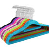 45 cm velvet double clothes hanger - 图片 8