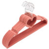 Heart-shaped velvet coat hanger - 图片 7