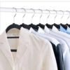 45cm velvet-covered wide clothes hanger - 图片 8